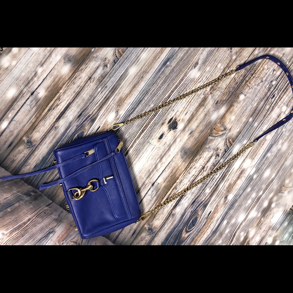 Rebecca Minkoff Cobalt Blue Initial L Bag MDW SALE - Picture 4 of 4